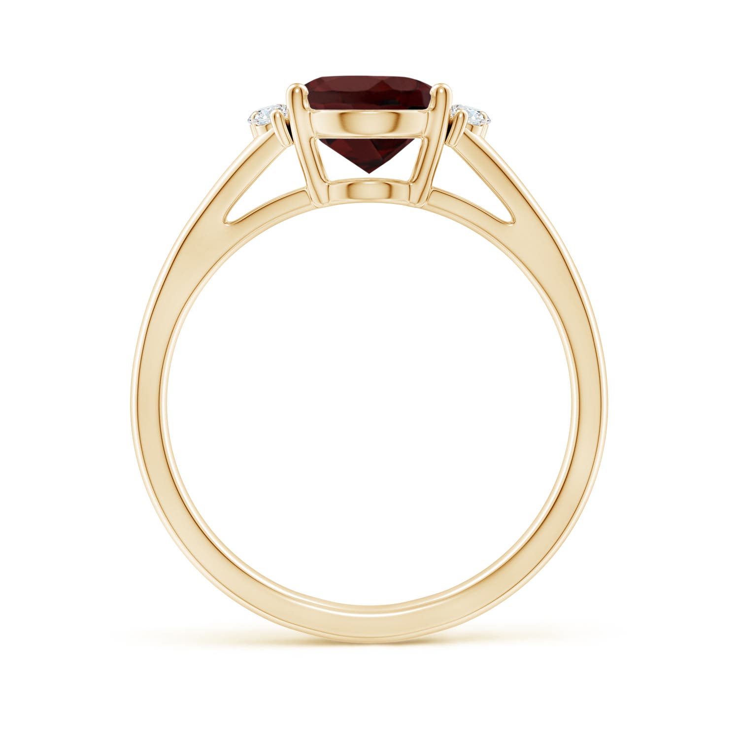 AA - Garnet / 2.11 CT / 14 KT Yellow Gold