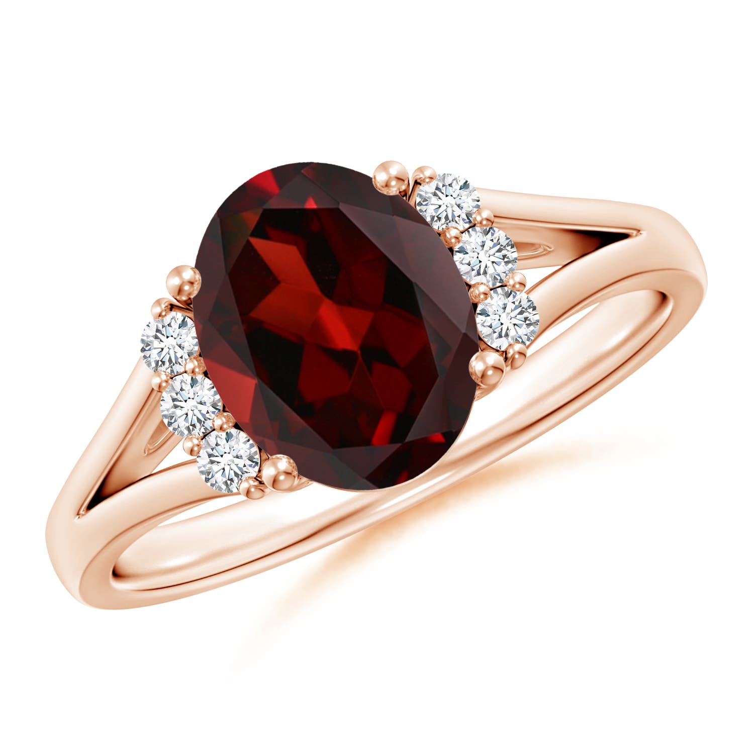 AAA - Garnet / 2.11 CT / 14 KT Rose Gold