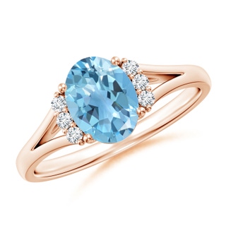Oval A Swiss Blue Topaz