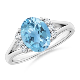 Oval A Swiss Blue Topaz
