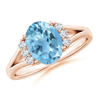 Oval A Swiss Blue Topaz