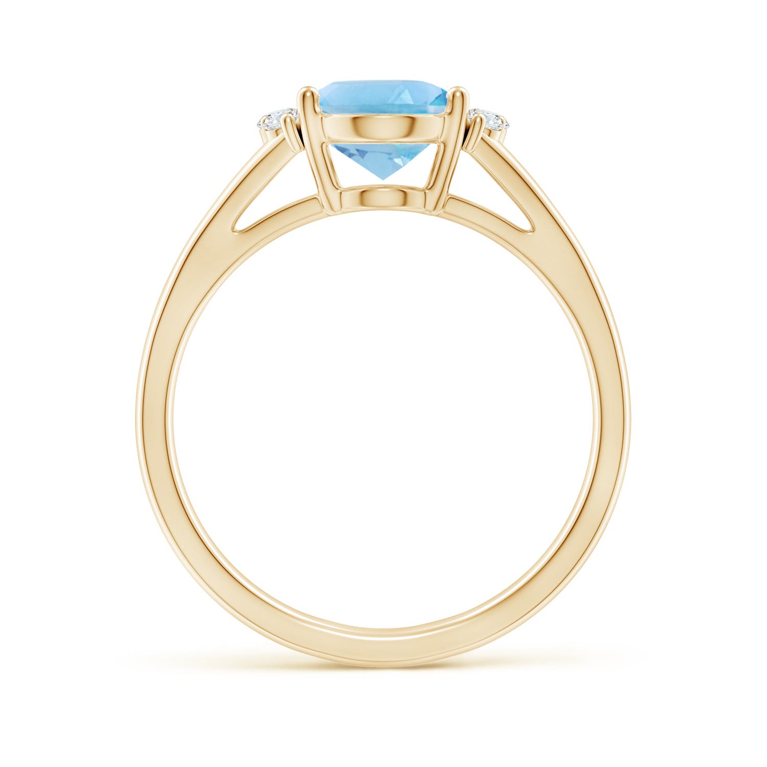 A - Swiss Blue Topaz / 2.36 CT / 14 KT Yellow Gold