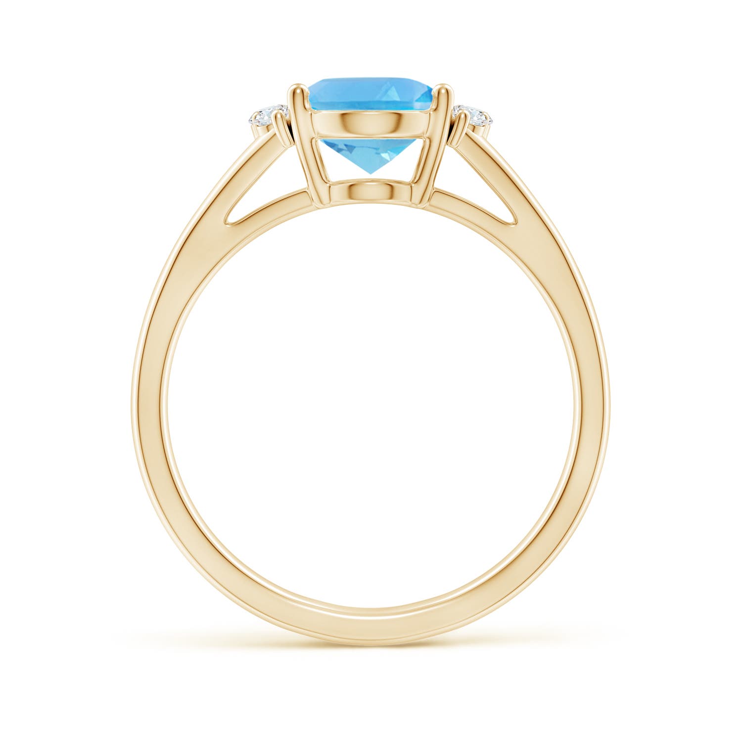 AA - Swiss Blue Topaz / 2.36 CT / 14 KT Yellow Gold