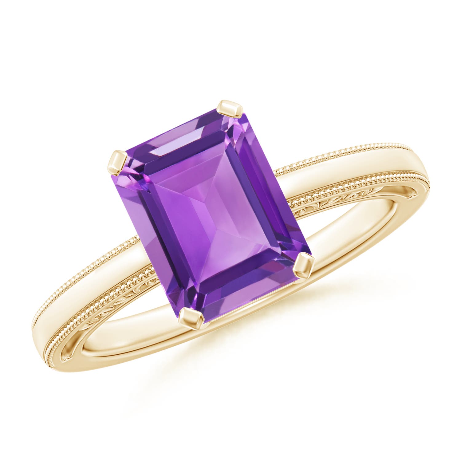 AA - Amethyst / 2.2 CT / 14 KT Yellow Gold