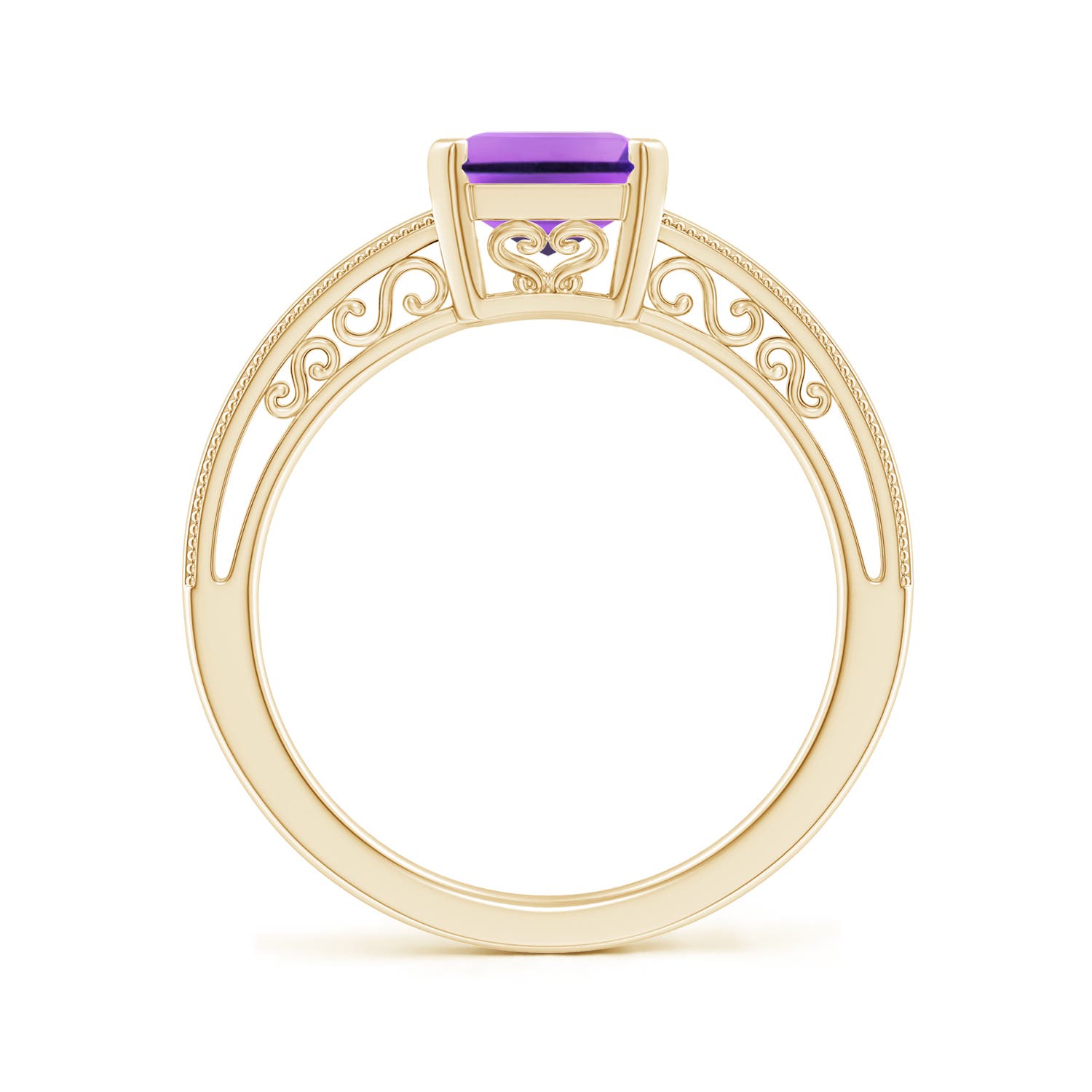 AA - Amethyst / 2.2 CT / 14 KT Yellow Gold