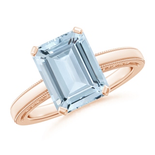 Emerald Cut A Aquamarine
