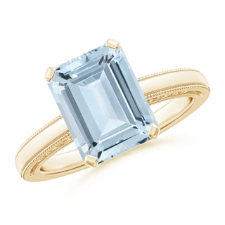 Emerald Cut A Aquamarine