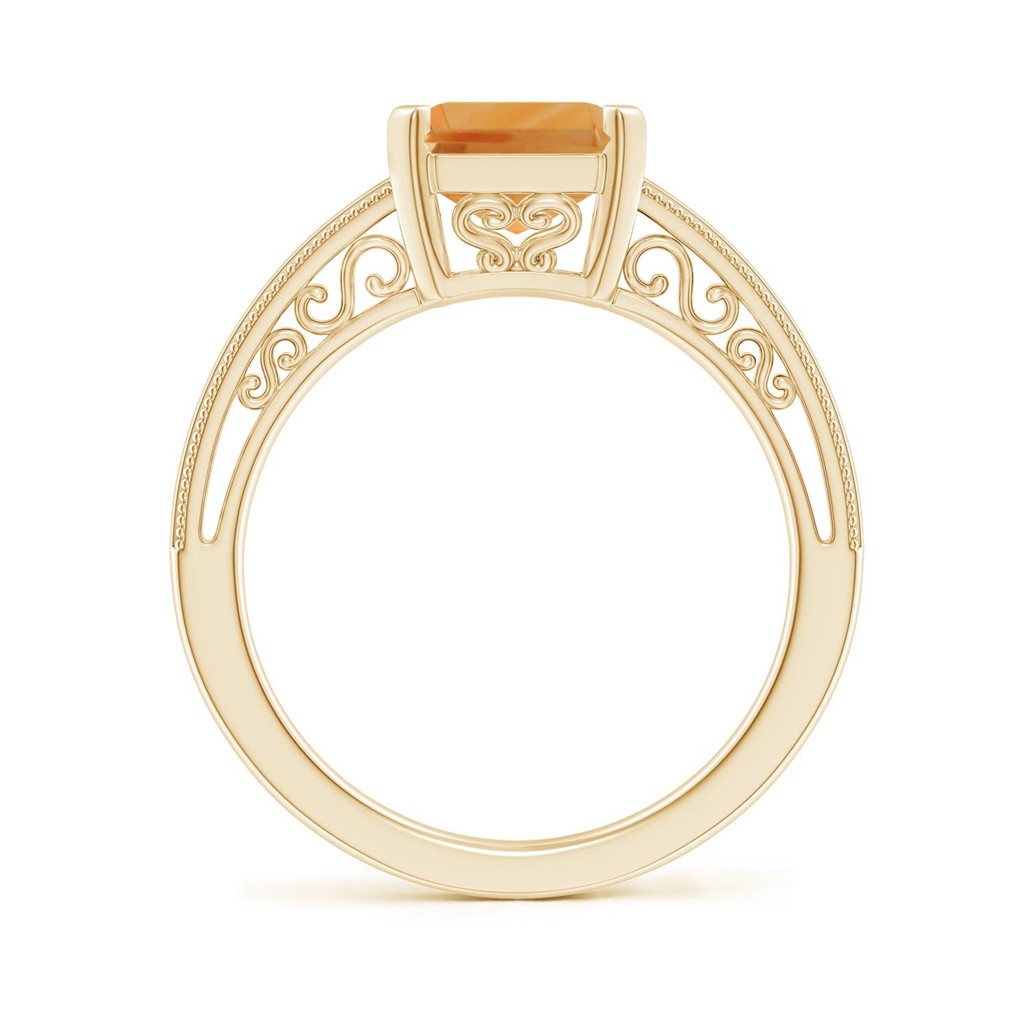 A - Citrine / 3.1 CT / 14 KT Yellow Gold