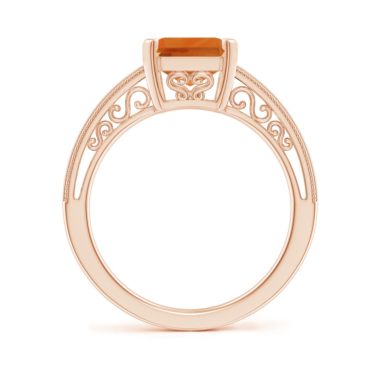 AAA - Citrine / 3.1 CT / 14 KT Rose Gold