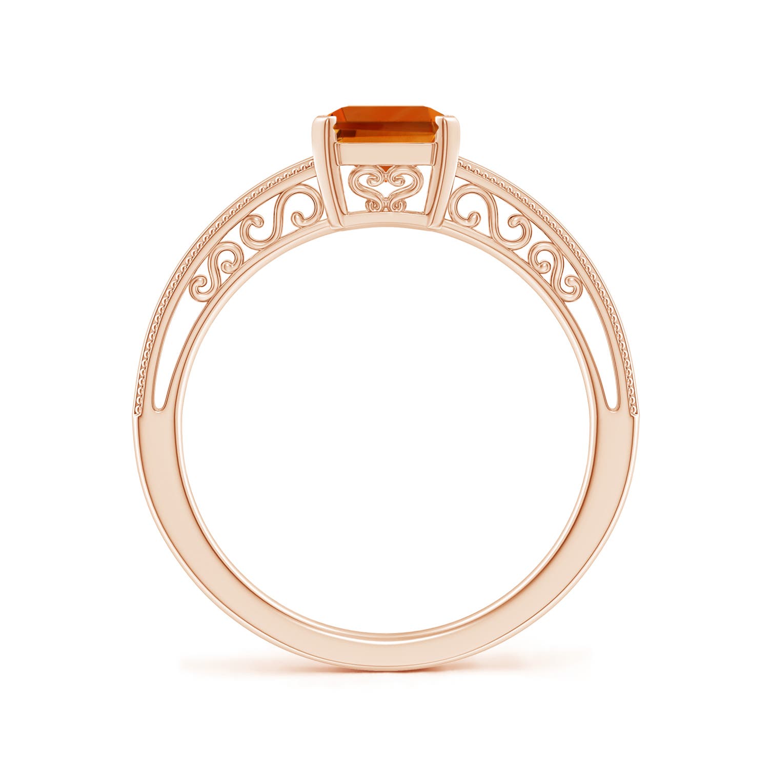 AAAA - Citrine / 1.5 CT / 14 KT Rose Gold