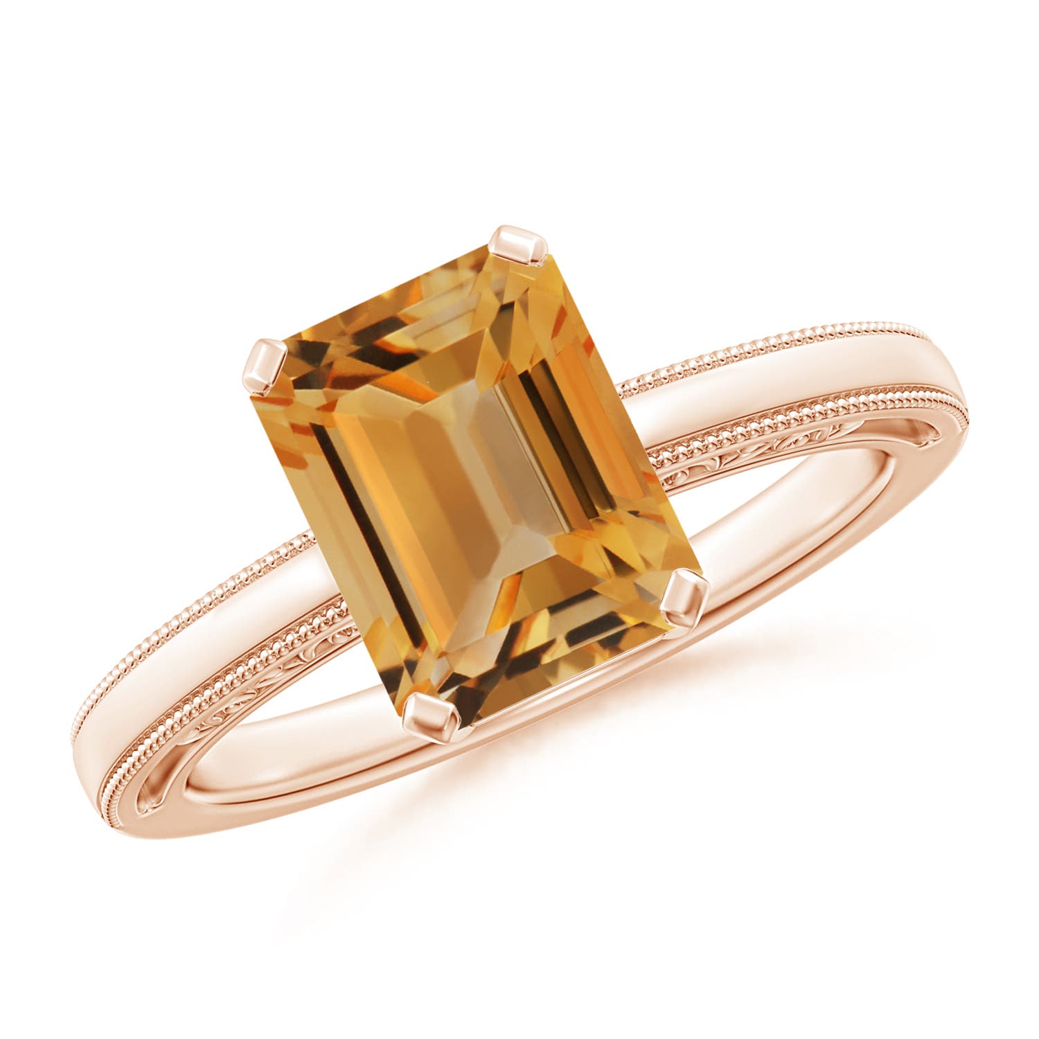 A - Citrine / 2.1 CT / 14 KT Rose Gold