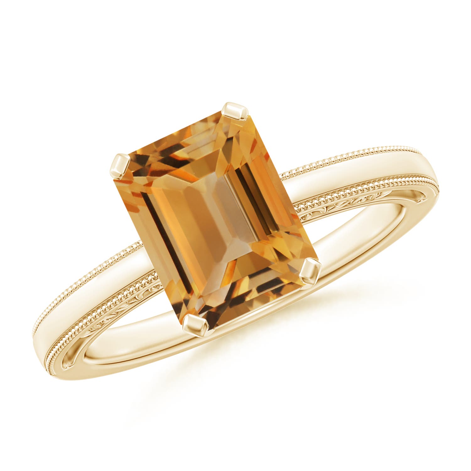 A - Citrine / 2.1 CT / 14 KT Yellow Gold