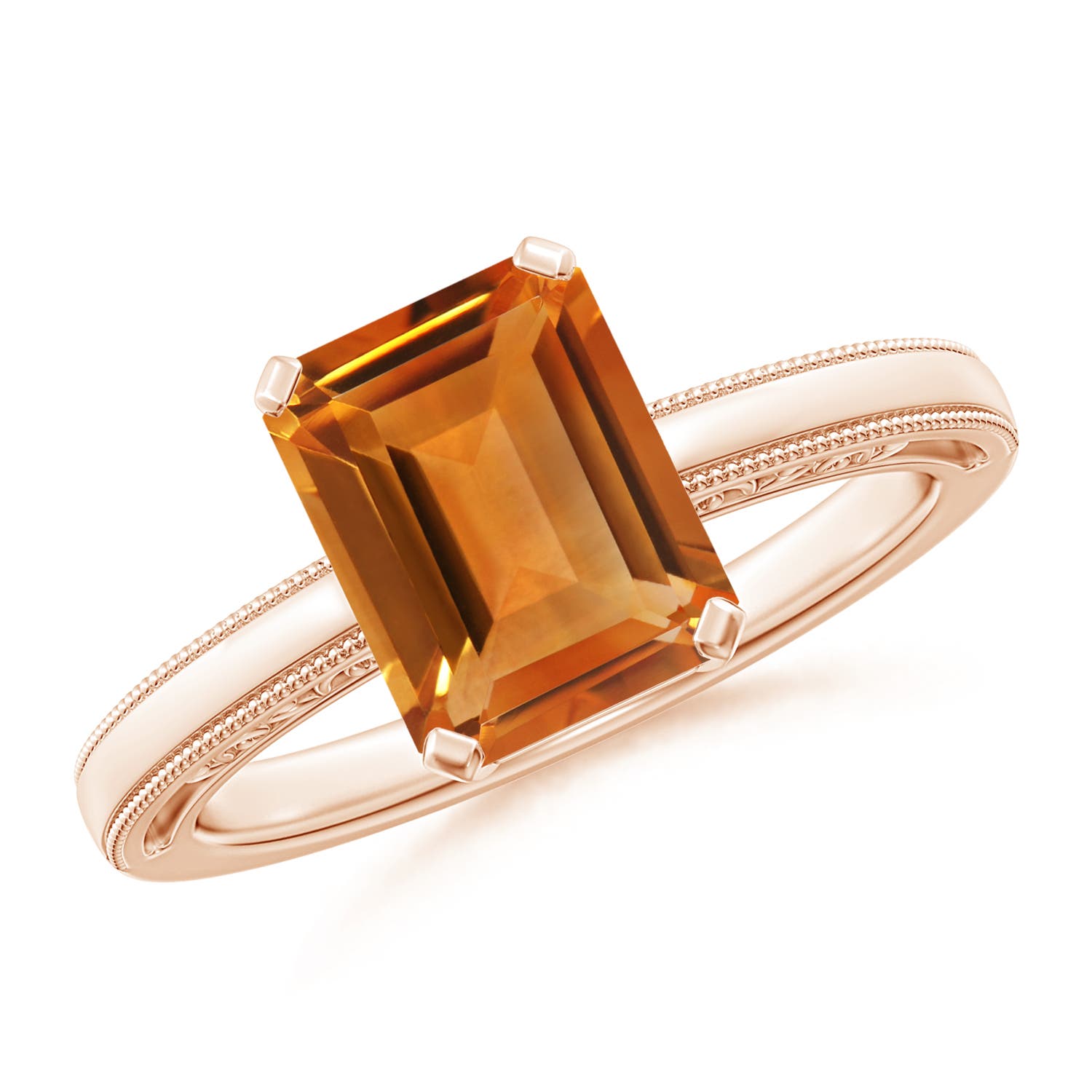 AAA - Citrine / 2.1 CT / 14 KT Rose Gold