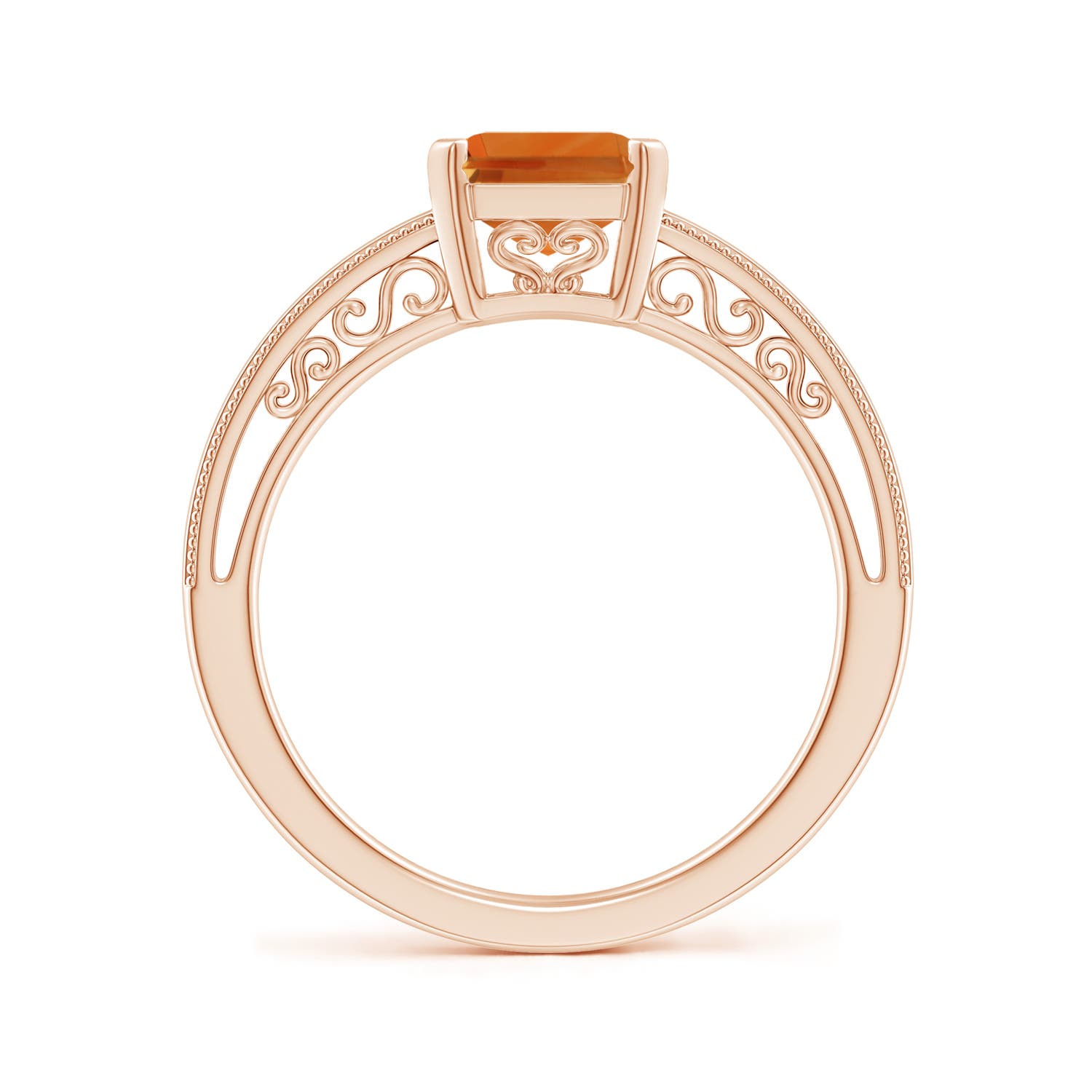 AAA - Citrine / 2.1 CT / 14 KT Rose Gold