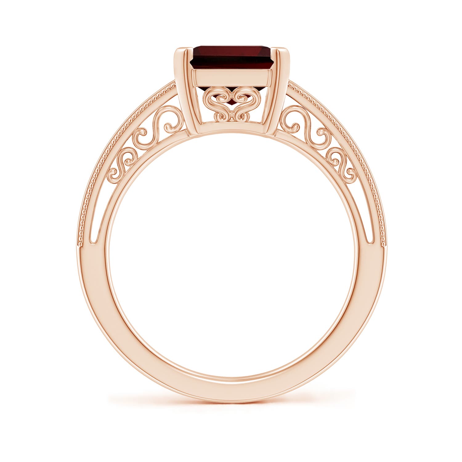 AA - Garnet / 4 CT / 14 KT Rose Gold