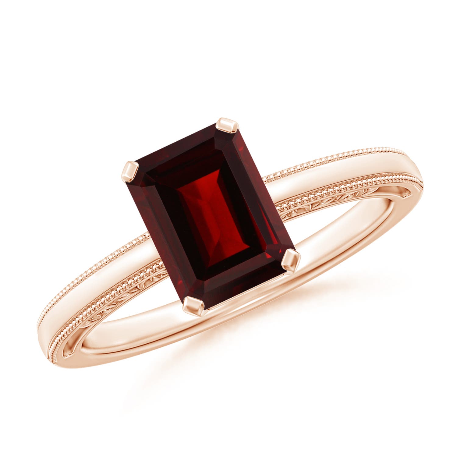 AA - Garnet / 1.8 CT / 14 KT Rose Gold