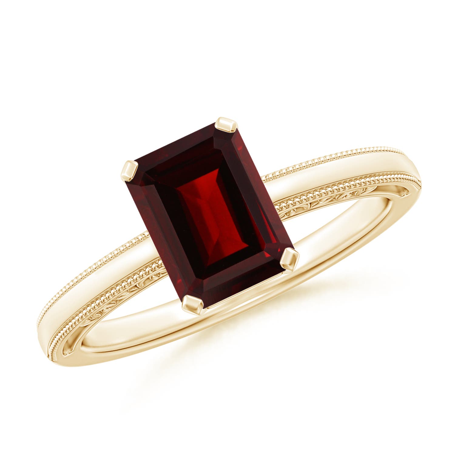 AA - Garnet / 1.8 CT / 14 KT Yellow Gold