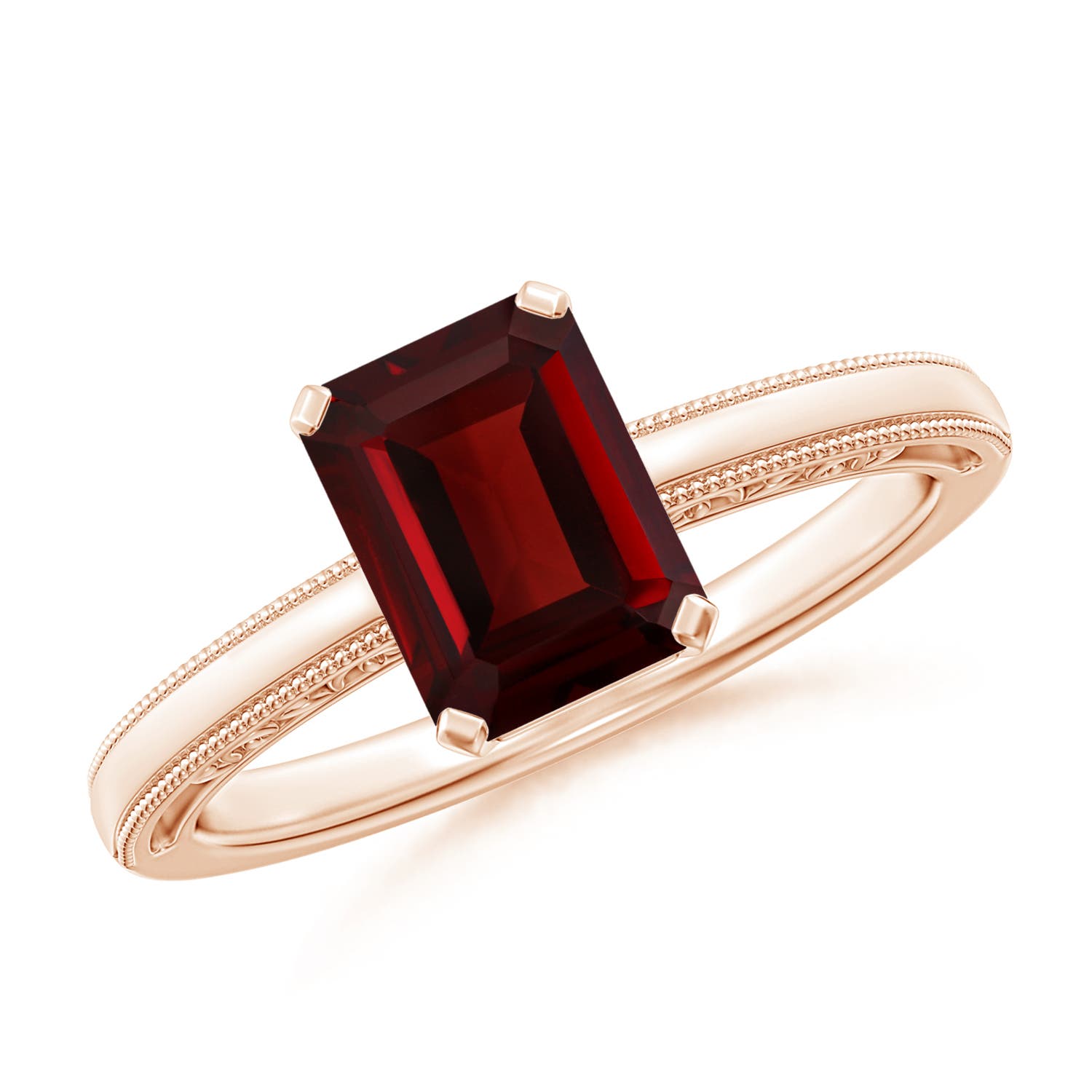 AAA - Garnet / 1.8 CT / 14 KT Rose Gold