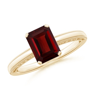 Emerald Cut AAA Garnet