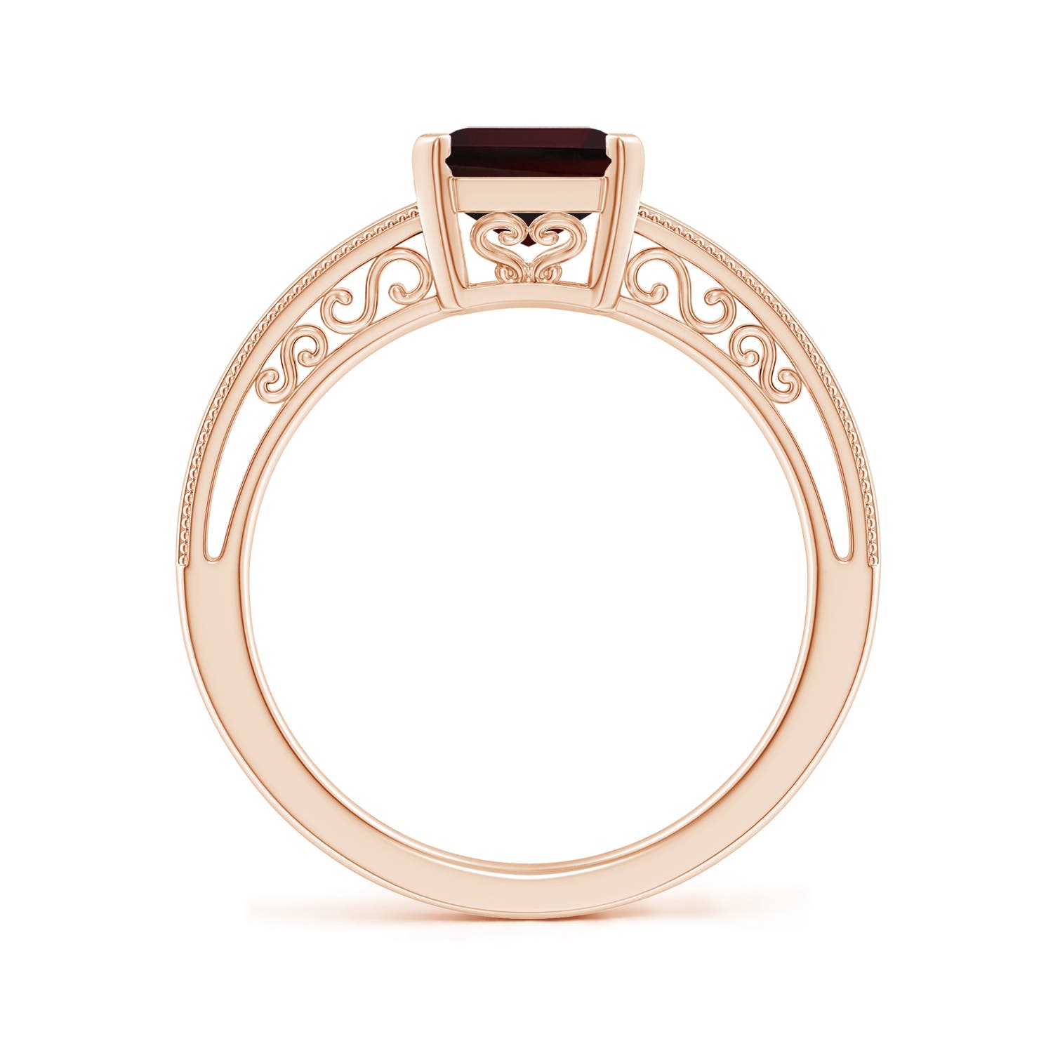 A - Garnet / 2.8 CT / 14 KT Rose Gold