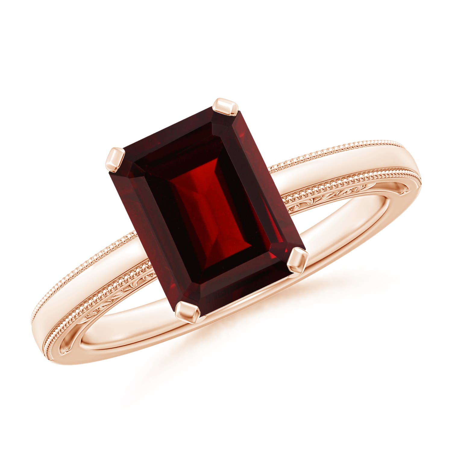 AA - Garnet / 2.8 CT / 14 KT Rose Gold