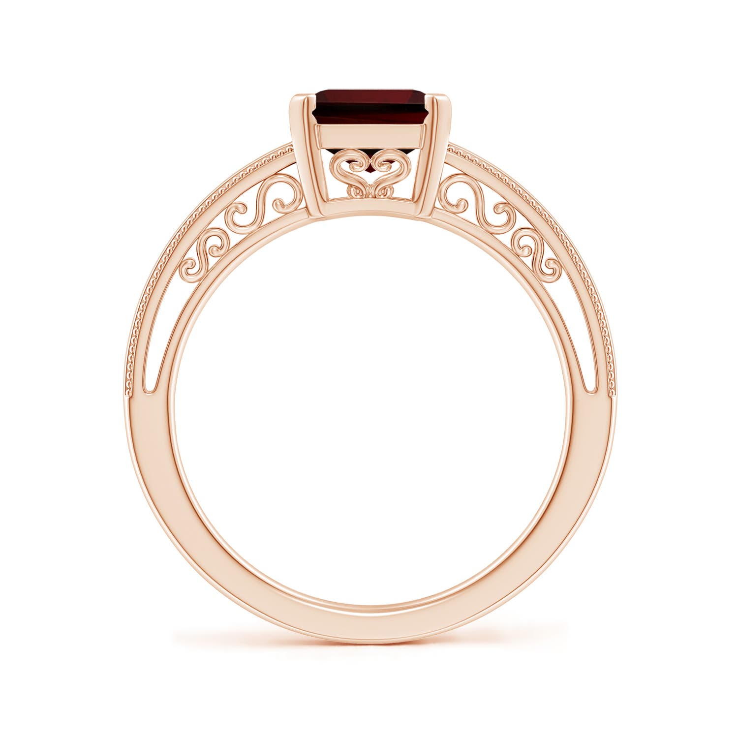 AA - Garnet / 2.8 CT / 14 KT Rose Gold