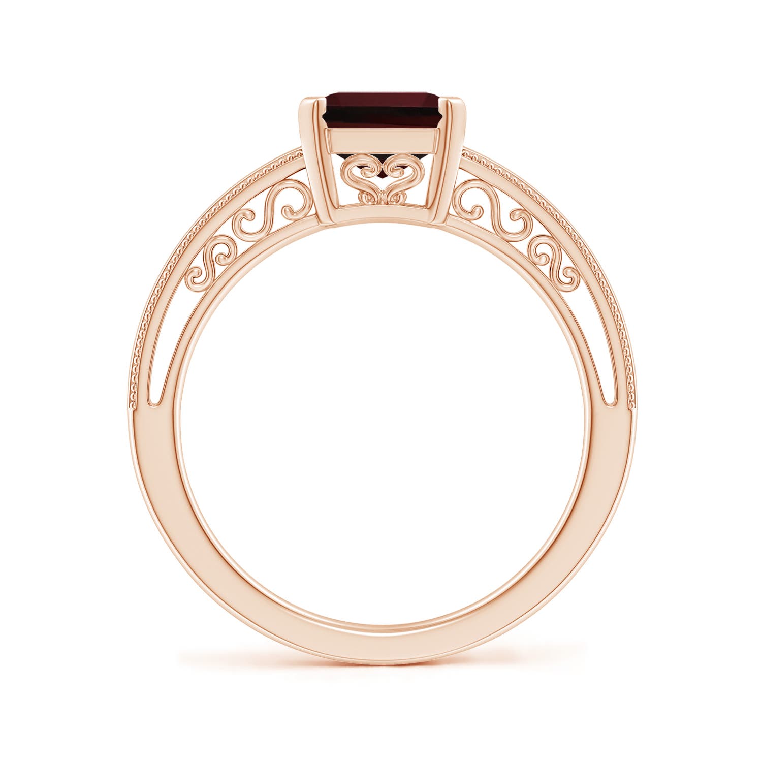 AAA - Garnet / 2.8 CT / 14 KT Rose Gold