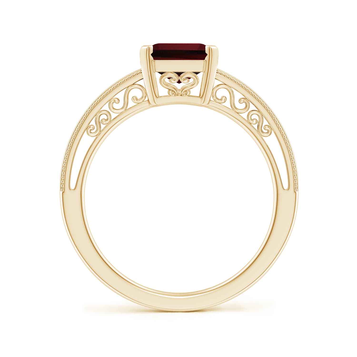 AAAA - Garnet / 2.8 CT / 14 KT Yellow Gold