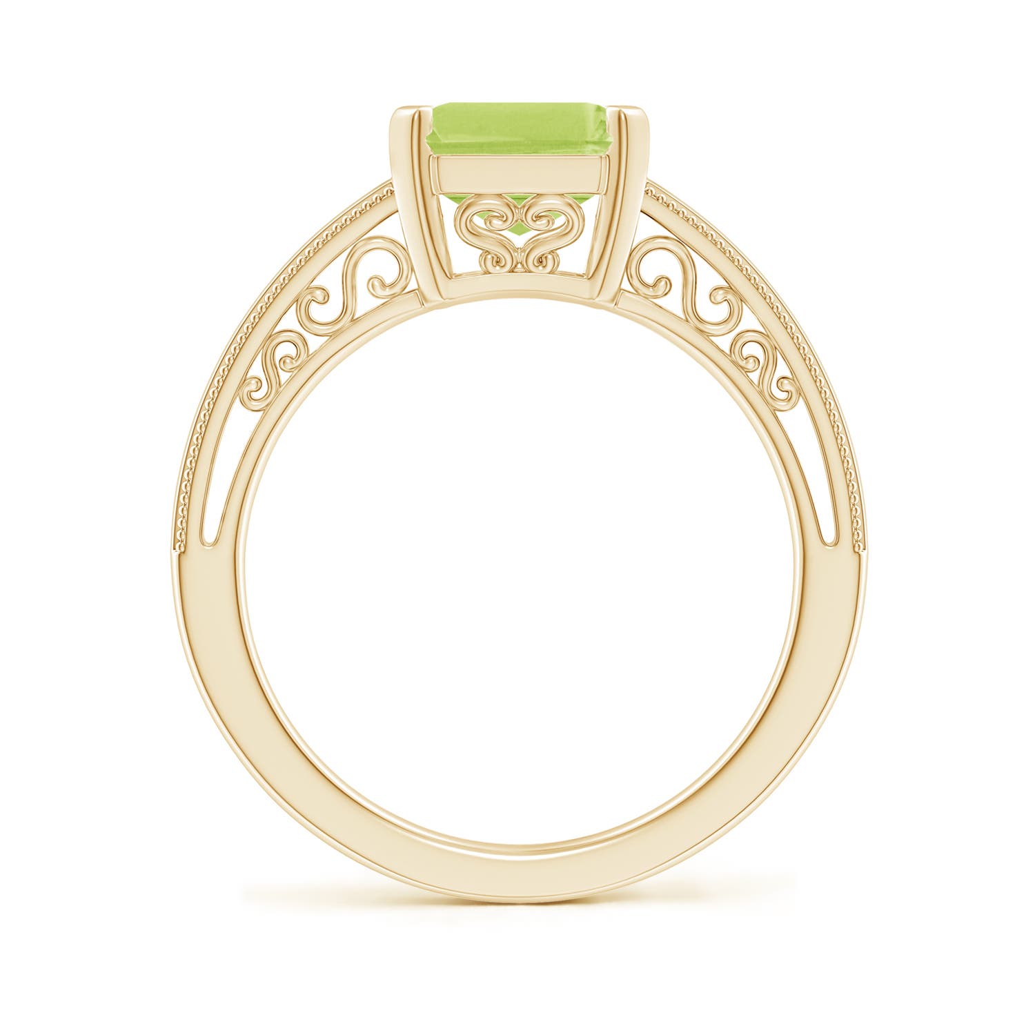 A - Peridot / 3.3 CT / 14 KT Yellow Gold