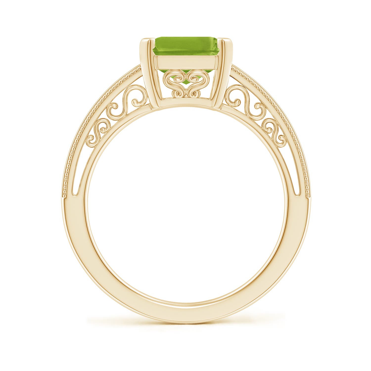 AAA - Peridot / 3.3 CT / 14 KT Yellow Gold