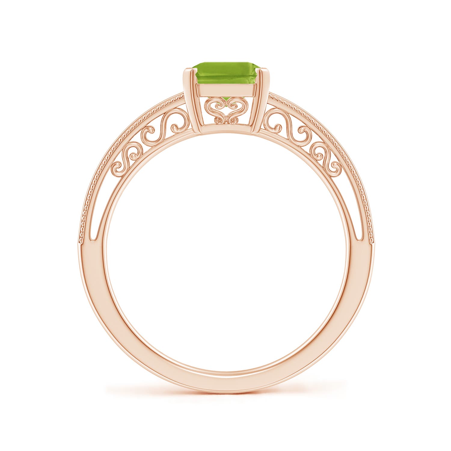 AAA - Peridot / 1.6 CT / 14 KT Rose Gold