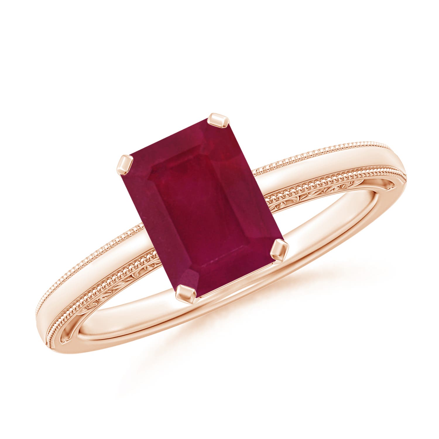 A - Ruby / 1.6 CT / 14 KT Rose Gold