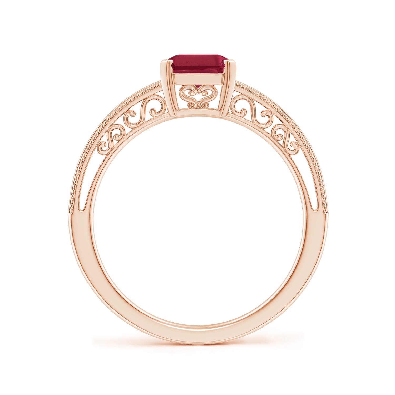 A - Ruby / 1.6 CT / 14 KT Rose Gold