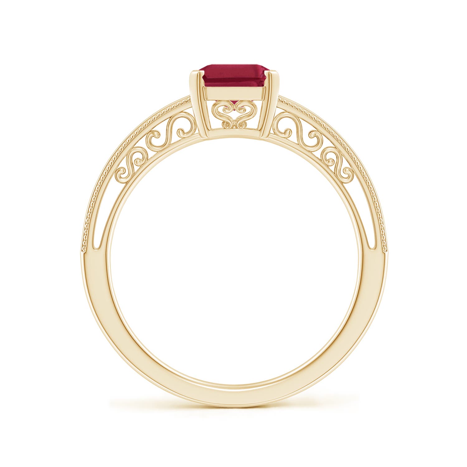 A - Ruby / 1.6 CT / 14 KT Yellow Gold