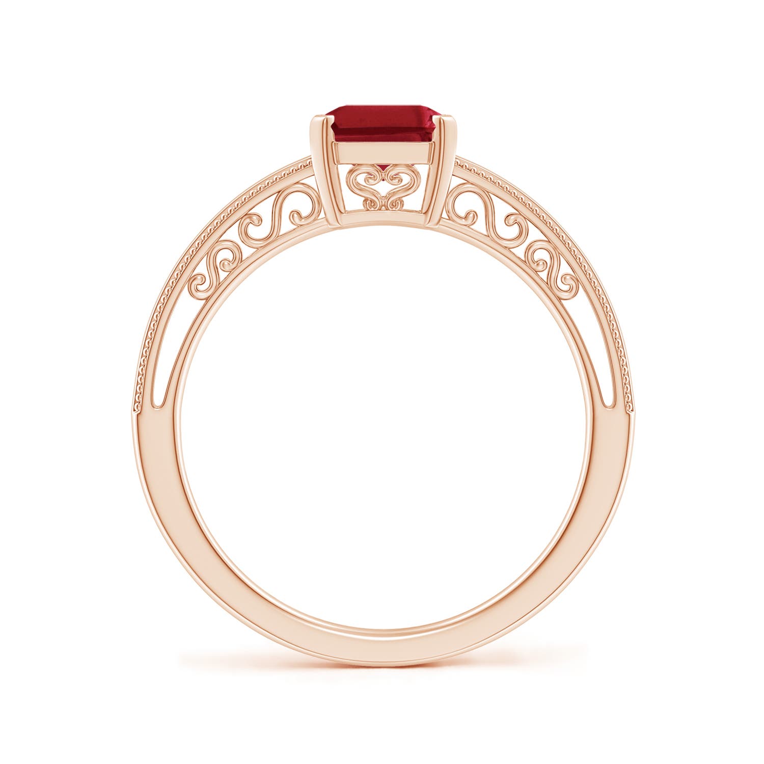 AA - Ruby / 1.6 CT / 14 KT Rose Gold