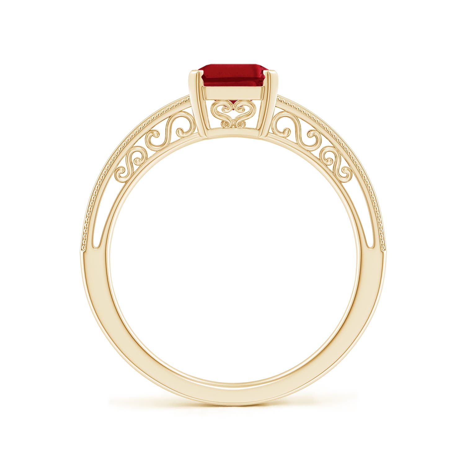 AAA - Ruby / 1.6 CT / 14 KT Yellow Gold