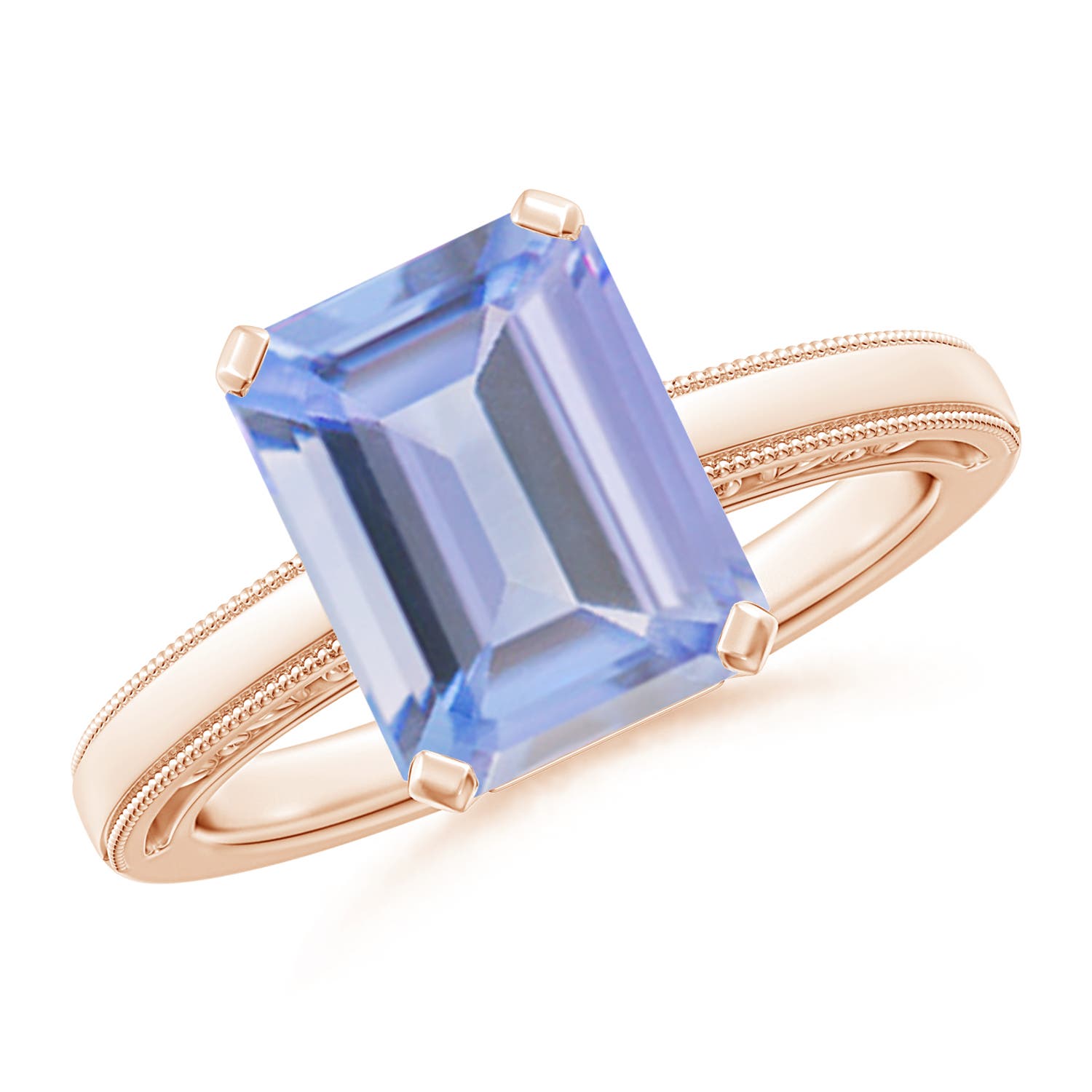 A - Tanzanite / 3.15 CT / 14 KT Rose Gold