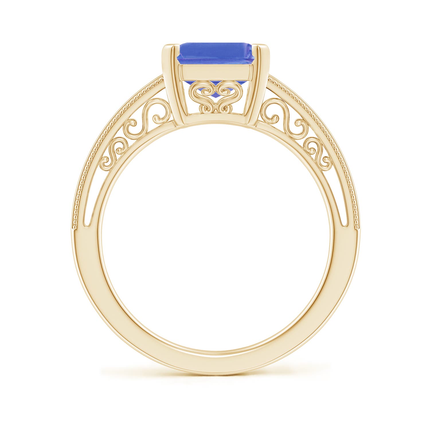 AA - Tanzanite / 3.15 CT / 14 KT Yellow Gold