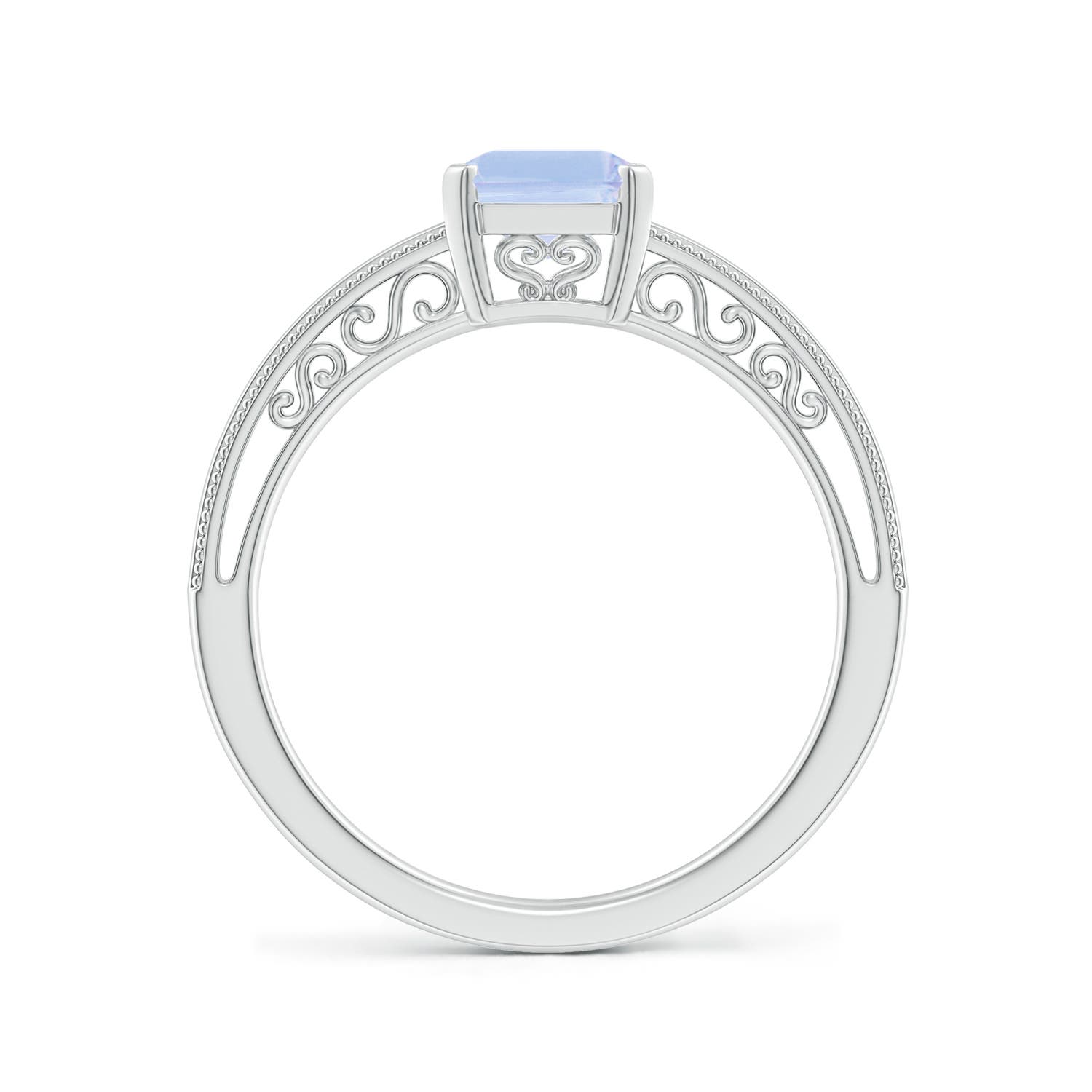 A - Tanzanite / 1.5 CT / 14 KT White Gold