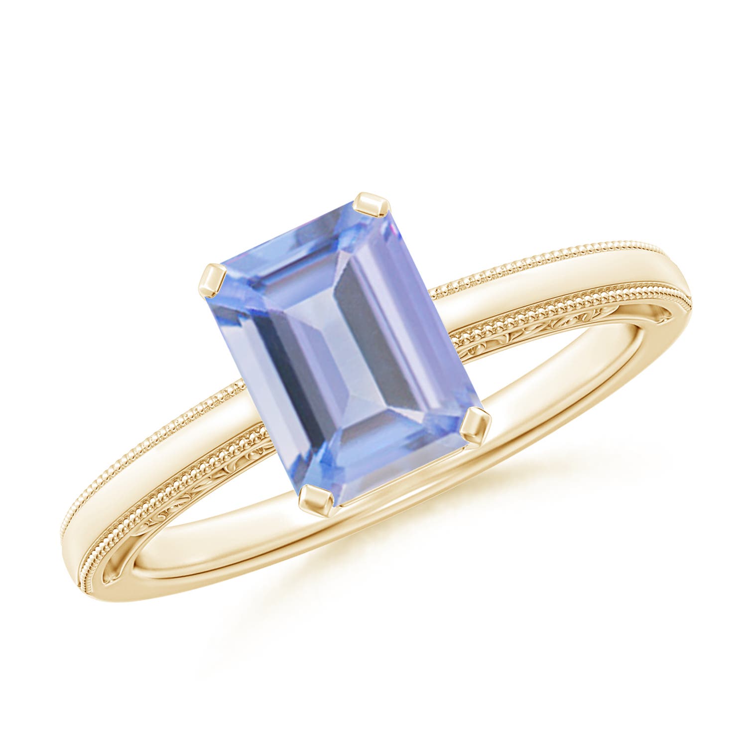 A - Tanzanite / 1.5 CT / 14 KT Yellow Gold