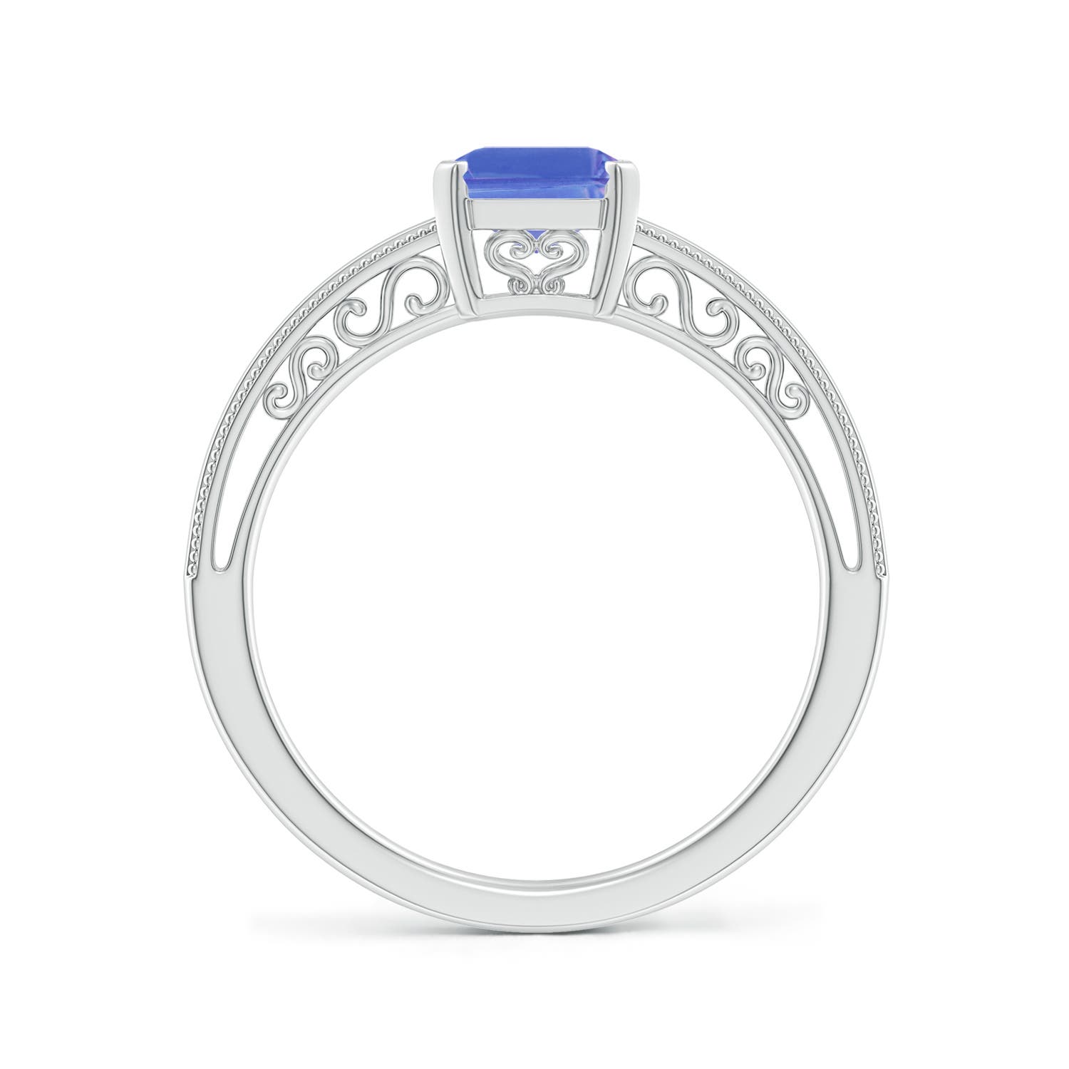 AA - Tanzanite / 1.5 CT / 14 KT White Gold