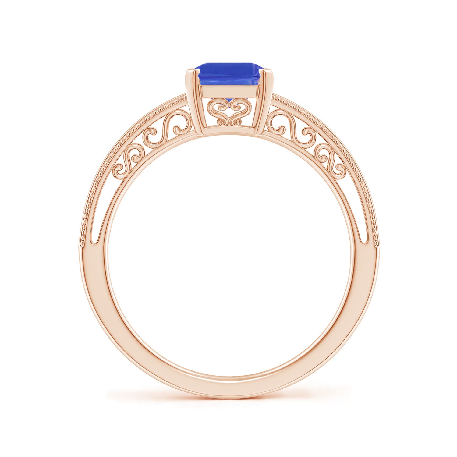 AAA - Tanzanite / 1.5 CT / 14 KT Rose Gold