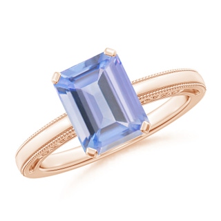 Emerald Cut A Tanzanite