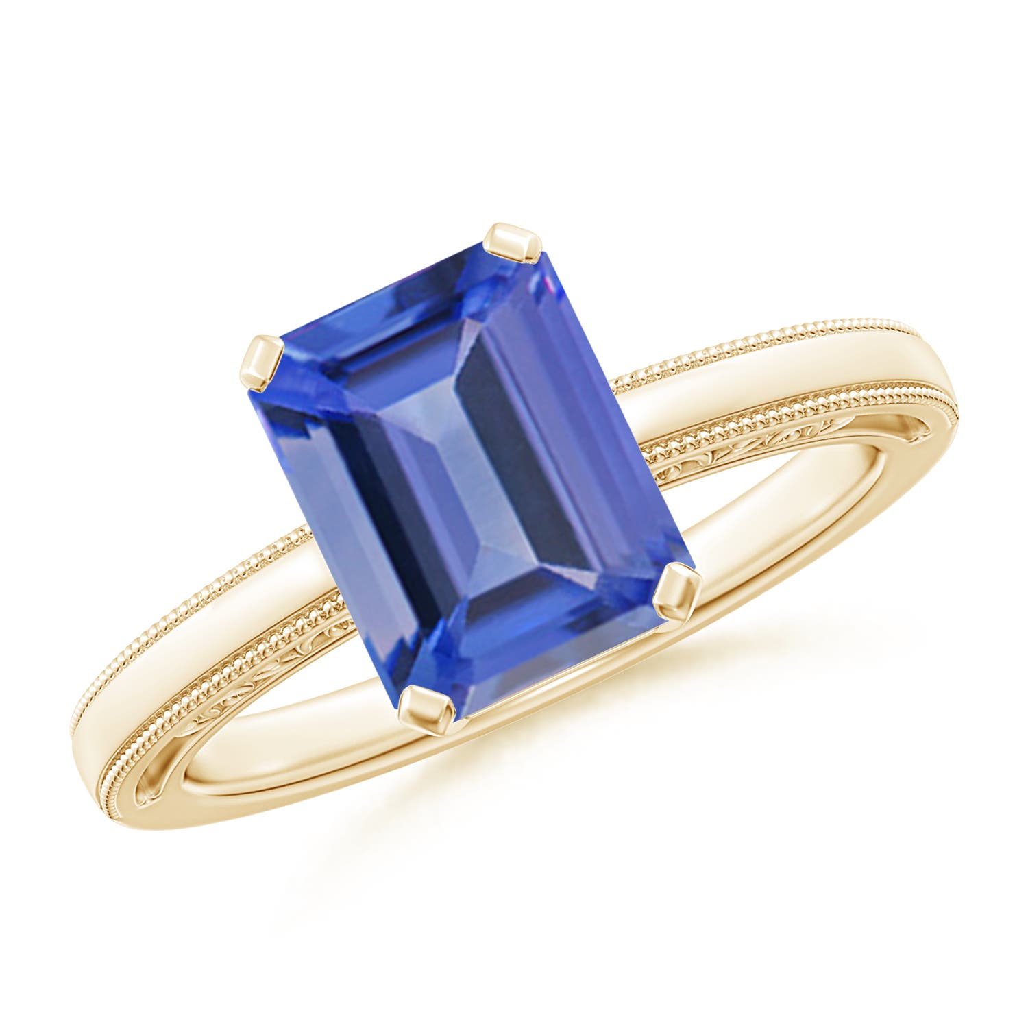 AA - Tanzanite / 2.4 CT / 14 KT Yellow Gold