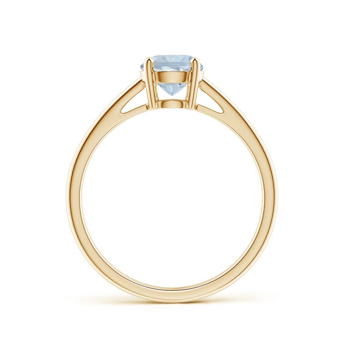 A - Aquamarine / 0.72 CT / 14 KT Yellow Gold