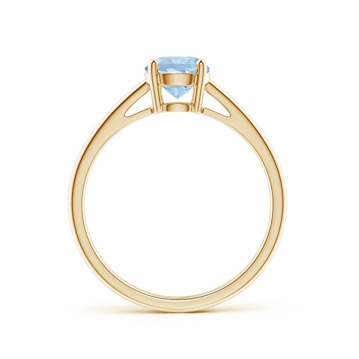 AA - Aquamarine / 0.72 CT / 14 KT Yellow Gold