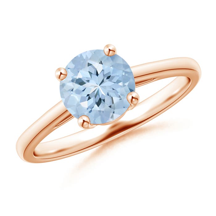 AA - Aquamarine / 1.12 CT / 14 KT Rose Gold