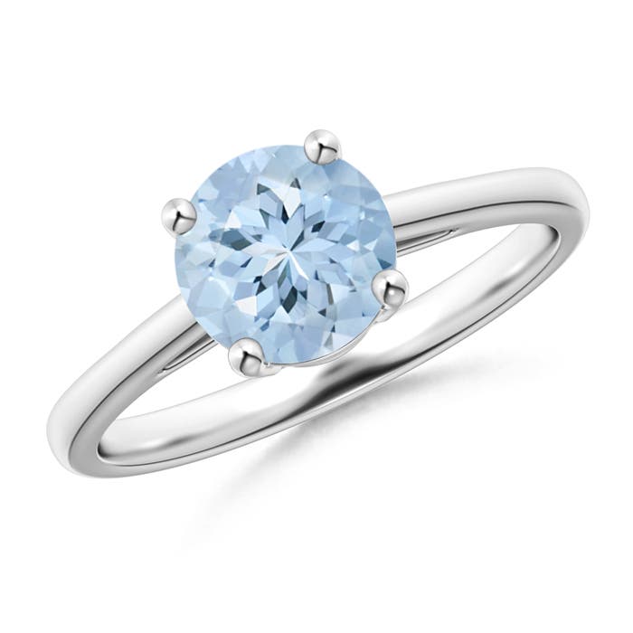 AA - Aquamarine / 1.12 CT / 14 KT White Gold