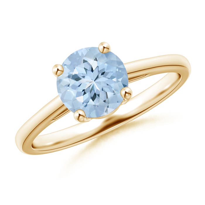 AA - Aquamarine / 1.12 CT / 14 KT Yellow Gold