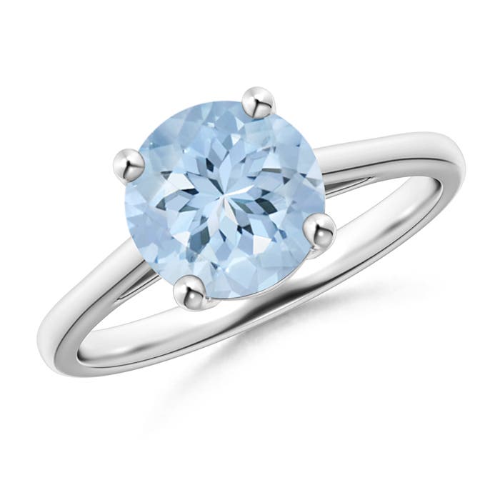 AA - Aquamarine / 1.6 CT / 14 KT White Gold